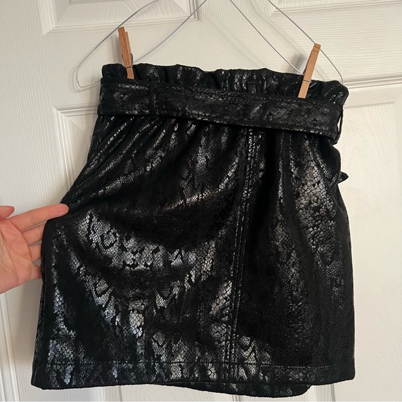Haute Monde | Skirt Faux Leather Snake Print - Picture 4 of 8